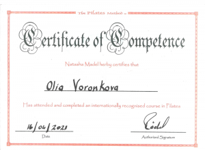 Classical Pilates Coach New York Pilates Olia Voronkova