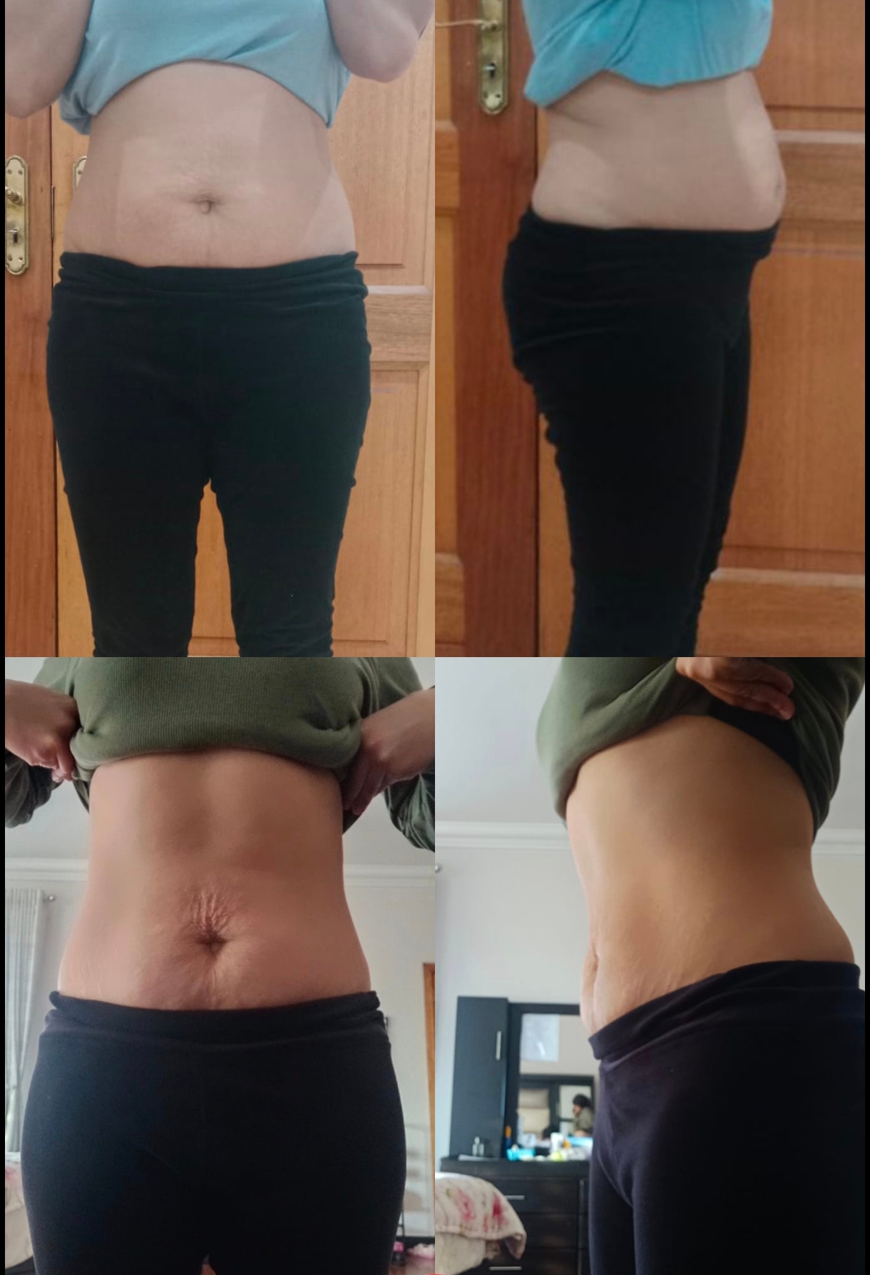 Karishma's progress in the Pilates 100 eight-week transformation programme